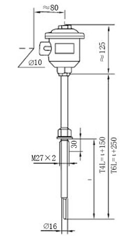 M27×2固定螺紋式隔爆型熱電偶型號規(guī)格